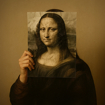 Portrait froissé